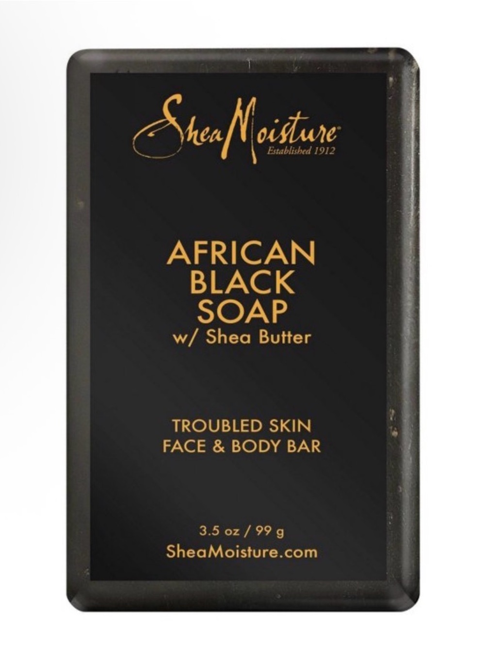SheaMoisture African Black Soap Bar - Black & Gold